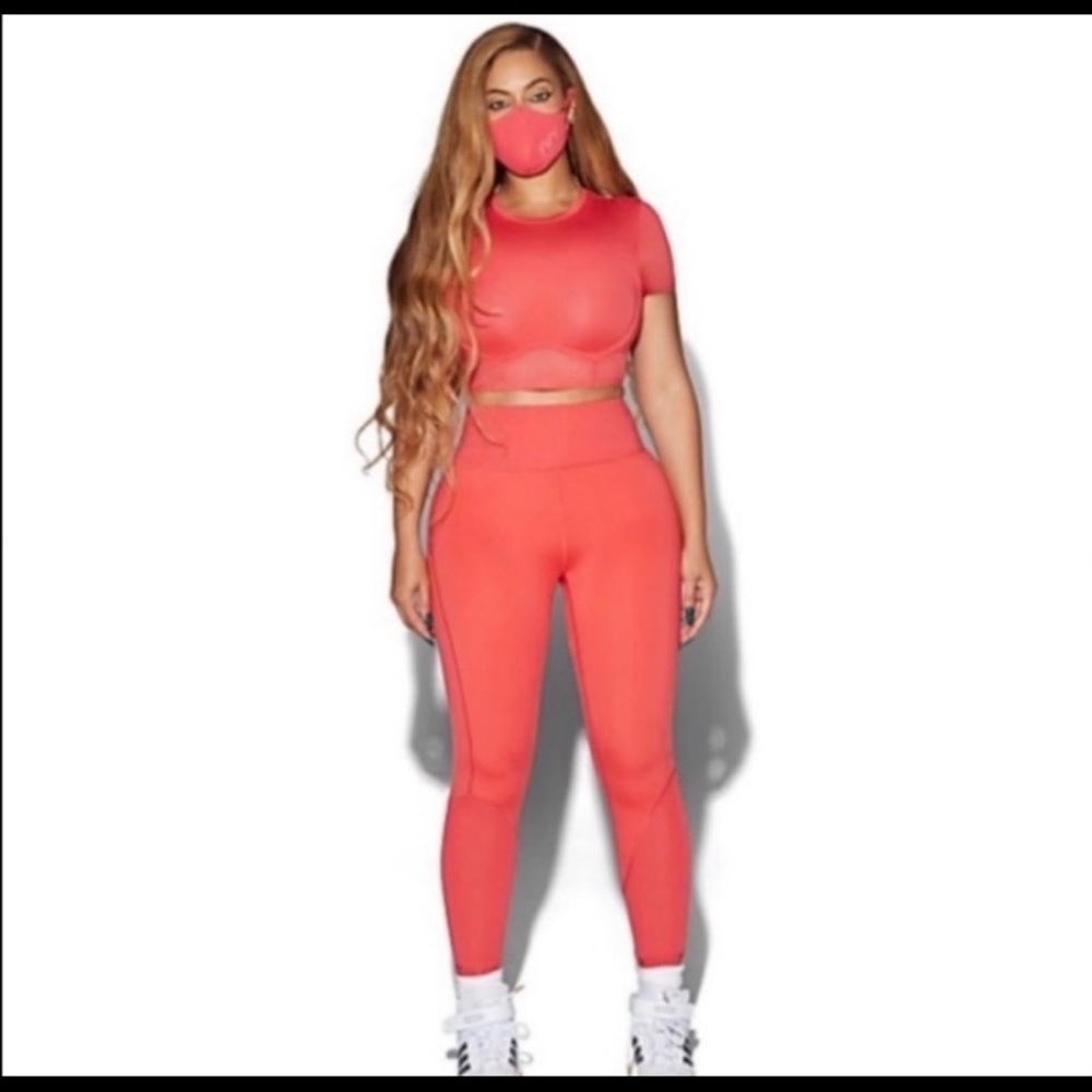 Adidas Ivy Park Coral Tights Size M